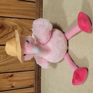 Stuffed Flamingo with Hat